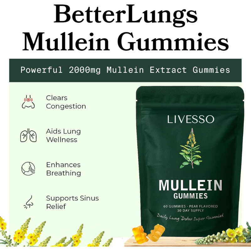 Livesso® Mullein Gummies